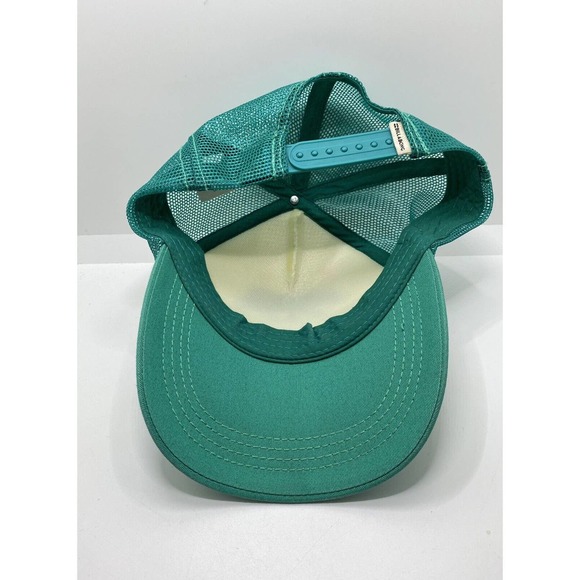 Billabong California Love Padded Mesh Trucker Hat Baseball Cap Green SnapBack - Picture 6 of 8